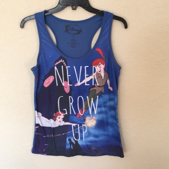 Disney Peter Pan Graphic Tank SZ L - Picture 1 of 4